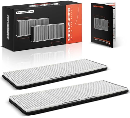 Frankberg 2x Innenraumfilter Pollenfilter mit Aktivkohle 09200067 | Kompatibel mit Corsa B S93, Combo Kasten/MPV 71, Astra F T92, Calibra A C89, Tigra S93, Astra F Klasseic Caravan T92