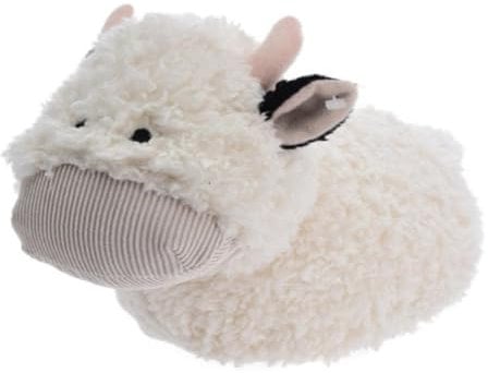 Fabric Animal Door Stop Stopper Home Office Stuffed Filled Heavy Novelty Decoration Doorstop (Fleece Cow)
