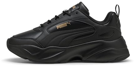 PUMA Damen Cassia 2.0 Sneaker, Schwarz Schwarz Gold, 38 EU