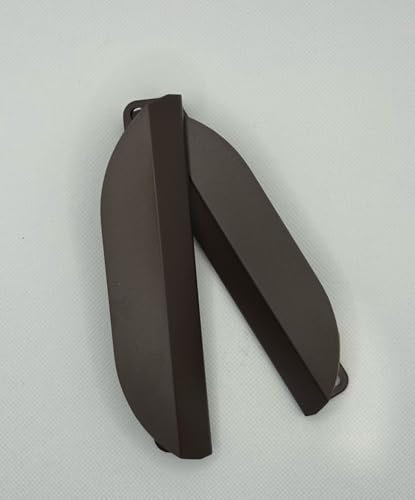 Maniglia per porte a soffietto in plastica colore marrone (Marrone pvc)