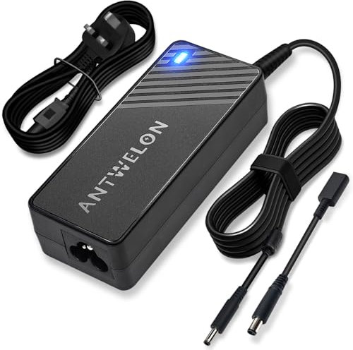 ANTWELON 65W 45W Laptop Charger for Dell Inspiron 11-3000 15-3000 17-3000 15-5000 17-5000 13-7000 15-7000 17-7000 XPS 13 Series 5559 5558 5755 5758 9350 AC Adapter Power Supply Cord 19.5V 3.34A