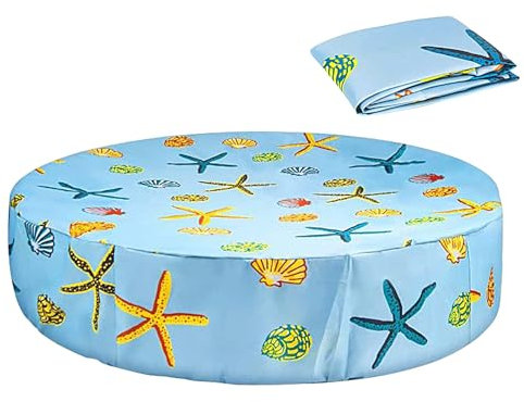 Dog Pet Bath Pool Cover - Dog Swimming Pool Bath Cover | Round Pool Protection Cover with Drawstring Design for Pool Tables