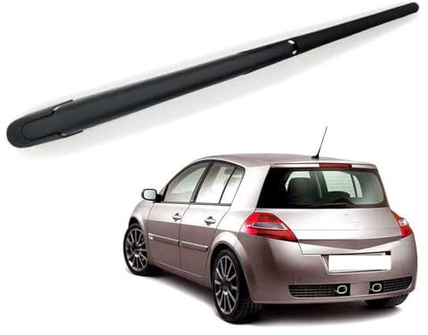 SXXTS Scheibenwischer Hinten Set für Renault Megane II 2002-2009, Ersatz-Scheibenwischerblätter Für Autos Dauerhaft Heckscheibenwischer Wischblatt