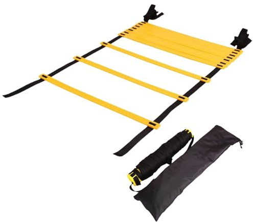 Generisch Agility Trainingsleiter – Sport Koordinationsleiter mit Tragetasche für Fußball, Basketball, Tennis & Hockey | Trainingshilfe für Schnelligkeit, Beinarbeit & Beweglichkeitstraining