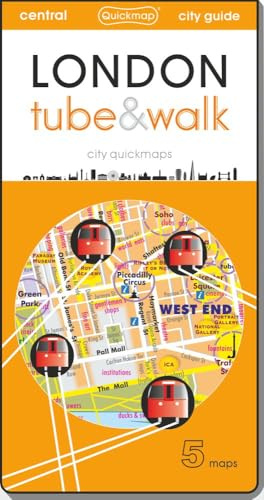 London tube & walk: attractions, routes, parks, iconic buildings (City Quickmaps)
