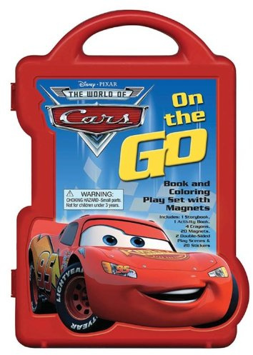 Cars On the Go (Book and Coloring Play Set with Magnets) (Book and Magnetic Play Set)