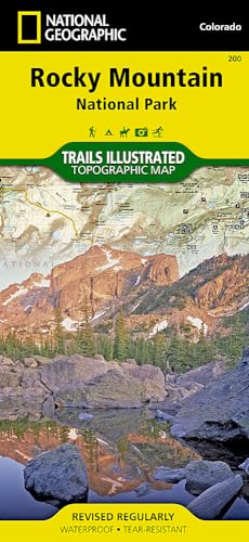 National Geographic Trails Illustrated Map Rocky Mountain National Park: Topographic Map. Rocky Mountain Nationalpark inkl. Arapaho und Roosevelt ... Wilderness, Arapaho National Erholungsgebiet