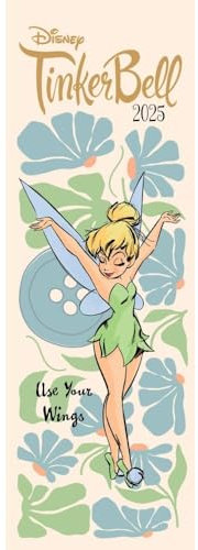 Disney – Tinkerbell 2025 – Slimline-Kalender: Original Danilo-Kalender [Mehrsprachig] [Kalender]
