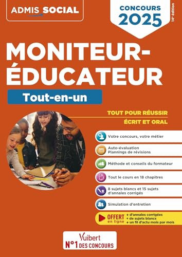 Concours Moniteur-éducateur - Le tout-en-un: Concours 2025