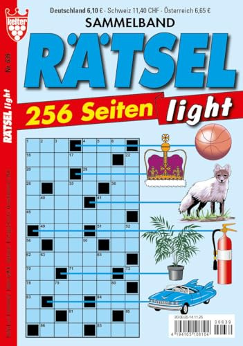 RÄTSEL LIGHT Nr. 639 VDZ41051 : Rätsel-Sammelband inkl. Auflösungen aus dem KELTER VERLAG. 320 Seiten