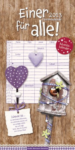 Einer für alle! 2013: Familienkalender