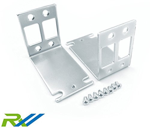 RW RoutersWholesale Kit de Montaje en Rack de 19 Pulgadas al por Mayor Compatible con Cisco ACS-1800-RM-19 para enrutador Serie 1800