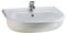 Dolomite Serie Clodia J079200 Lavabo semi-encastré 64 x 52 Finition blanche Europe