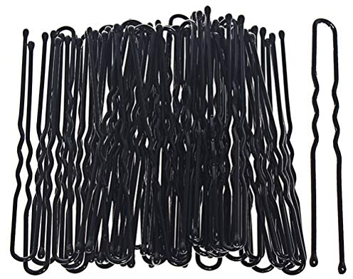 Ofoen 50 Stück Lange Haarnadeln, Schwarze Haar Clips