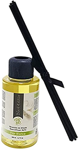 Fleur blanche 200 ml/6,7fl.oz Black Edition Remplacement de MIKADO