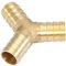 Y-Schlauchverbinder Messing für Tischlerarmatur Luft Wasser Gas 6/8/10/12/14 / 16mm(14mm 1pcs)