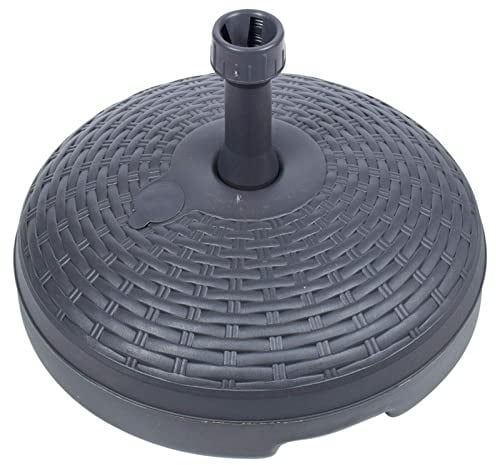 URBN-TOYS Rattan Style Parasol Base Anthracite
