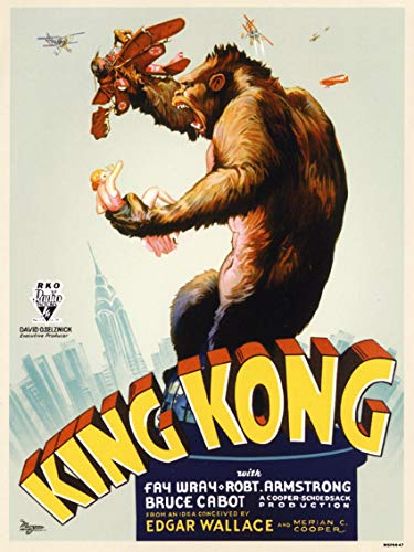 onthewall King Kong Retro-Poster, 30 x 40 cm