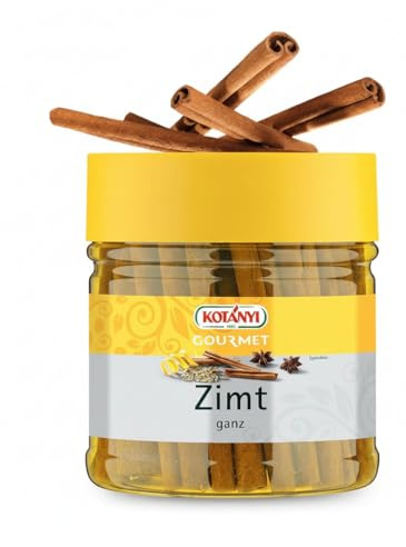 KOTÁNYI Zimt - ca. 30 Zimtstangen zum Backen & Kochen - Für Suppen, Eintöpfe, Glühwein & mehr - Cinnamon - Großpackung mit ca. 30 Stangen, 130g - [Jetzt KOTÁNYI Gewürze kaufen!]