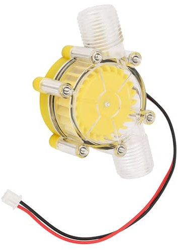 Bomba de flujo de agua F50 Micro-Hydro DC, generador de energía hidroeléctrica de turbina de superficie lisa de bajo ruido para carga de batería energía conversión(#1)