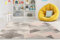 Carpeto Rugs Teppich Kinderzimmer Junge Mädchen - Kinderteppich für Spielzimmer Jugendzimmer - Viele Farben und Größen Pastellfarben Rosa Grau 80 x 150 cm