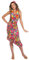 amscan Costumes Taille Adulte, Rose, 8-10 Femme