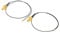 2 Piezas de Cable Hembra I4 a RP-SMA, Antena RP-SMA a Tarjeta de Red inalámbrica Bluetooth NGFF/M.2, Compatible con NGFF 802.11a, 802.11b, 802.11g, 802.11n, 802.11ac, 8265, 5B222, etc.