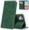 AKABEILA Custodia in pelle per iPhone 11 Pro Max in silicone compatibile con Apple iPhone 11 Pro Max Custodia a portafoglio in PU chiusura magnetica con scomparti per carte di credito, verde