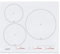 Cata | Placa de Inducción | Modelo INSB 6003 WH | 3 Zonas de cocción | 9 Niveles de Potencia + Booster | Ancho de 60 cm