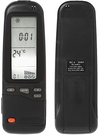 Telecomando Universale per Condizionatori d'Aria per Electra/per Airwell/per Emailair/per Elco RC-41-1 RC-5I-1 RC-7 19-in-1 RC-4I-1 RC3 23-in-1