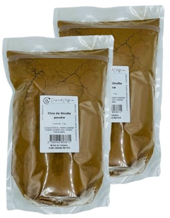 Cuisine de Cheffe.com - Lot 2x Clou de girofle poudre - Sachet 1kg