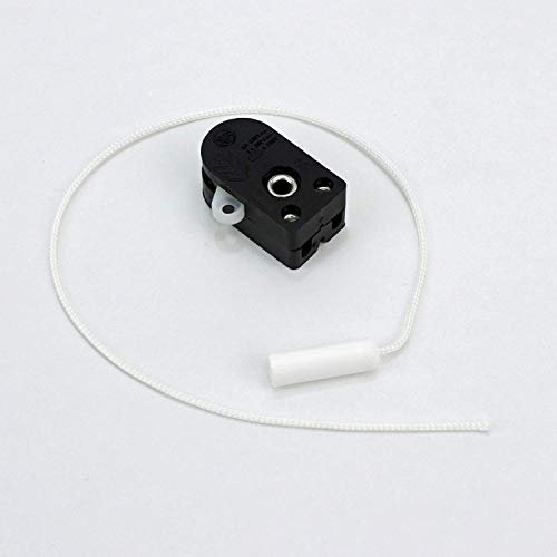 REPLACMENT MINIATURE MINI PULL CORD SWITCH SIDE PULL ACTION WALL LIGHT 2AMP 240 VOLTS