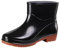 Stivali da Pioggia Corti da Donna Alla Caviglia, Slip On, da Giardino in Gomma, da Lavoro Esterno Con Comfort, Taglia 5, Nero, 37.5 EU