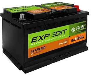La Casa della Batteria Batteria Auto Expedit Moving Energy Tech Batteria 12v Batteria Auto 75Ah 730A Start&Stop AFB L4 TR730 DX 35.3x17.5x19 cm Senza Manutenzione Pronta all'Uso Made in Italy