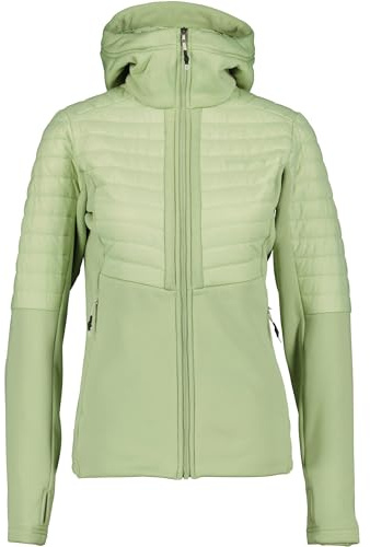 Didriksons Annema Full-Zip 6 - Damen Fleece & Midlayer - Hybridjacke, grün, 42