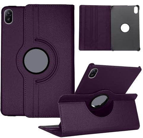 Heremore Funda Compatible con Huawei MatePad SE 11 2024 11, Multiángulo Carcasa Cuero PU Soportes Giratorios de 360°