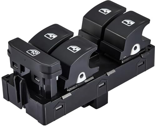 Gedlex Fensterheber Schalter, Elektrischer Fensterheberschalter Vorne Links Kompatibel mit Golf Mk7 Passat B8 Tiguan, Window Switch 5G0959857 5G0959857C 5G0959857B 5G0959857D