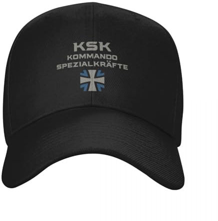 CWCMZDH Baseballmützen Baseball Kappe KSK Kommando Spezialkräfte Deutschland Armee Sch?del #1800 Baseball Cap Party Hut Hut Luxus Frau Hüte Männer