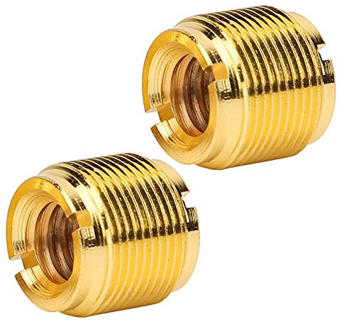 3 8 To 5 8 Microphone Adapter 5 8 To 3 8 Adapter 2Pcs 5 8In Male To 3 8In Female Thread Screw Adapter for Microphone Stand Clip Accessories
