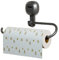 Küchenrollenhalter Ohne Bohren, Starker Saugnapf küchenrollenhalter Wand, Kunststoff Küchenrollenhalter, für Küche und Badezi (Dunkelgrau)
