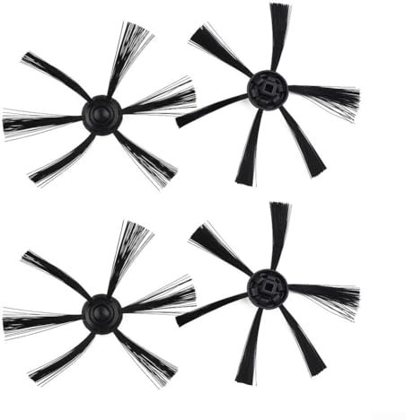 4 spazzole laterali adatte per Severin RB7025 Robot Cleaner Spazzola Rotonda Ricambio Aspirapolvere Accessori Ricambi Ricambi
