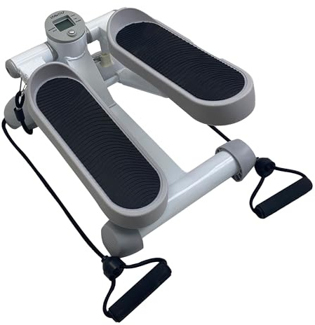 VIAVITO Mini Stepper for Low-Impact Home Gym Cardio Workout w/LCD Monitor, Non-Slip Pedals, Space-Saving Up-Down Stair Stepping Aerobic Exercise Machine