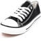 Women's Ladies Girls Canvas Low Top Lace Up Trainers Sneakers Pumps Plimsolls Size UK 3-8 (Black, UK Footwear Size System, Adult, Women, Numeric, Medium, 6)