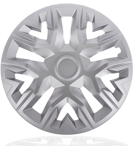 NRM The Best Silver Radkappen 16 Zoll für Stahlfelgen | 16“ Radzierblenden 4er Set Silber