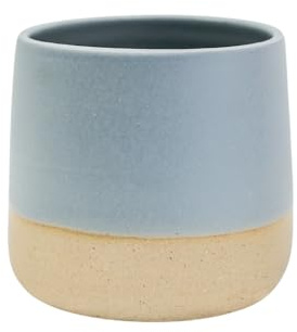 Ivyline Plant Pot Planter, Ceramic, Cornflower Blue, Medium