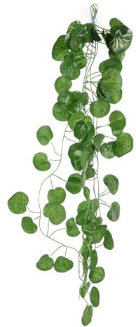 Milisten Plante Artificielle pour Reptiles Décorative à Texture Réaliste en Plastique Léger, Taille Moyenne, pour Terrarium Et Habitat De Lézards, Geckos, Tortues, Ambiance Naturelle Et Sécurisante