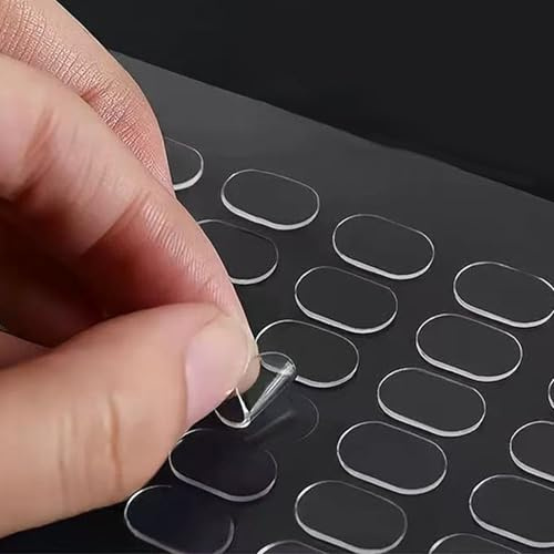 280 Stück transparente Klebepunkte, doppelseitiges Klebepad für leichte Wanddekoration, wiederablösbar, stark haftend, ohne Rückstände für Zuhause, Büro, Schule, Bastelarbeiten