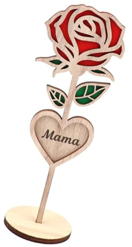 SHINEOFI Romantische Rosendekor Tischdekoration für Muttertag mit Elegantem Design und Einzigartigem Charme als Geschenk und Deko für Verschiedene Räume