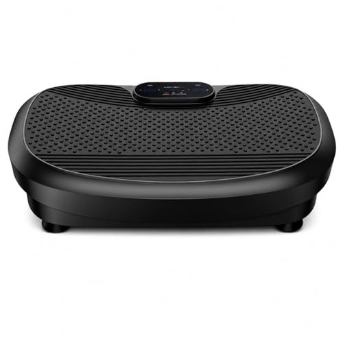 Vibration Plate Exercise Machine - 4D Triple Motor Platform with Oscillation and Pulsation Modes for Home Fitness Workouts - Portable and Efficient