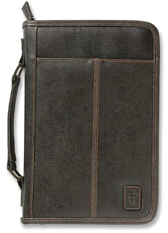 Aviator Leather-Look Brown Large